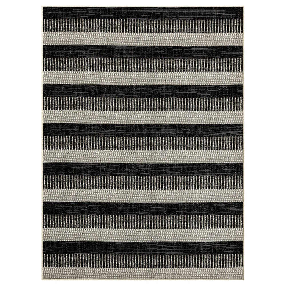 Photos - Area Rug Nicole Miller 5'2" x 7'2" Country Charlotte Indoor/Outdoor Rug Black - : UV 