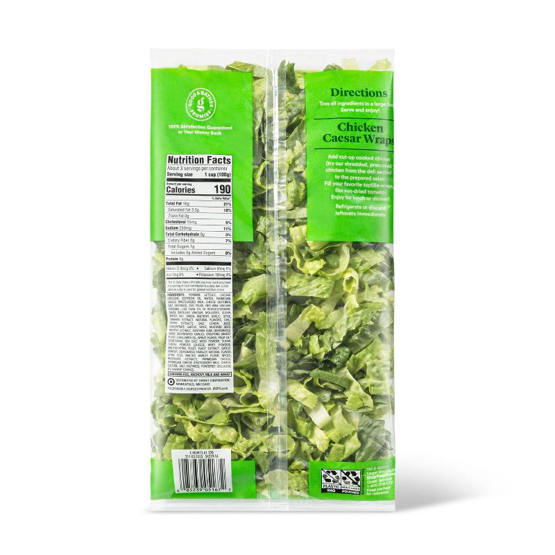 Chopped Caesar Salad Kit - 11.15oz - Good &#38; Gather&#8482;, 4 of 6