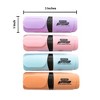 BAZIC Products® Mini Desk Style Pastel Highlighters, 4 Per Pack, 12 Packs - 4 of 4