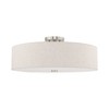 Livex Lighting Meridian 5 - Light Semi-Flush Mount in  Brushed Nickel - 2 of 4
