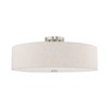 Livex Lighting Meridian 5 - Light Semi-Flush Mount in  Brushed Nickel - image 2 of 4