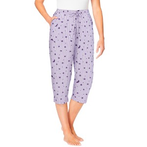 Dreams & Co. Knit Sleep Capri - 1 of 4