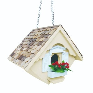 Home Bazaar 7" Little Wren Bird House Yellow - 1 of 3