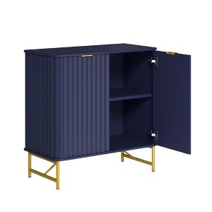 CLIHOME 31.5 in H MDF Indoor Furniture Freestanding Decorative Storage Cabinet - 1 of 4