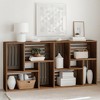 Hommoo 70.9" 3-Tier Console Table with Storage Shelves - 3 of 4