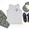 The Juniper Shop Pickleball Paddles Crossed Youth Tank - 2 of 3