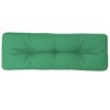 vidaXL Outdoor Pallet Cushion - 47.2"x15.7"x4.7", 100% Polyester Fabric, Durable & Comfortable - Green - 4 of 4