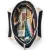 Lands' End Zip Top Long Handle Canvas Tote Bag - 2 of 4