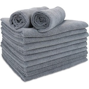 Arkwright Microfiber Hand Towels (12 Pack), 16x27 in., Solid Color Options - 1 of 4