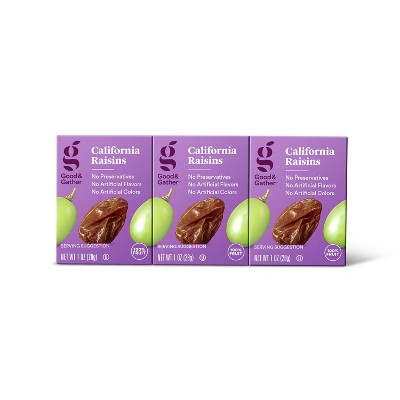 California Raisins - 6ct/6oz - Good & Gather™