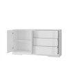47.2" Sideboard Buffet Cabinet With Storage, 3 Drawers And 1 Double Doors Cabinet, Large Coffee Bar Table, Accent Sideboard For Kitchen - 4 of 4