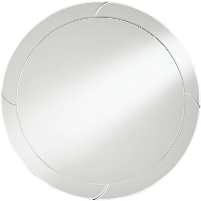 Possini Euro Design Bander 32" Round 4-Section Wall Mirror