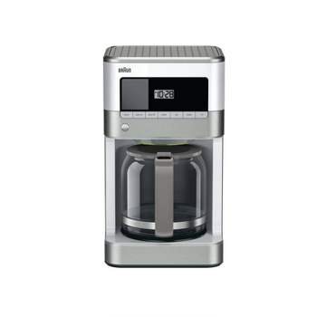 Braun BrewSense 12-cup Drip Coffee Maker - KF6050WH - Stainless Steel/White