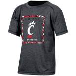 NCAA Cincinnati Bearcats Boys' Gray Poly Pixel T-Shirt