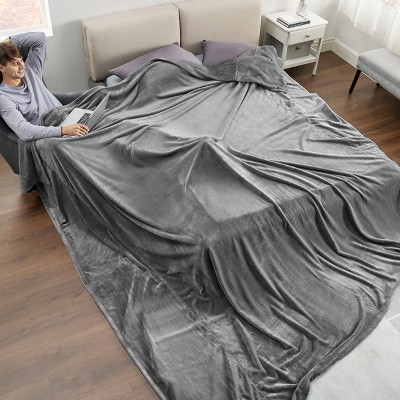 Bedsure GentleSoft Oversized King Big Blanket 120"x120" - Extra Large Soft Blankets for Bed, Sofa, Couch, Travel, Camping, Party, Giant Huge Throws