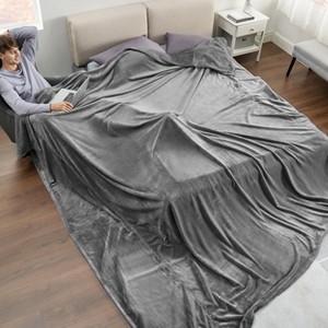 Bedsure GentleSoft Oversized King Big Blanket 120"x120" - Extra Large Soft Blankets for Bed, Sofa, Couch, Travel, Camping, Party, Giant Huge Throws - 1 of 4