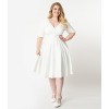 Unique Vintage Women's Plus Delores Swing Dress - 4 of 4