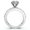 Pompeii3 Certified 2.90Ct Round Diamond Engagement Ring 14k Gold or Platinum Lab Created - 2 of 4