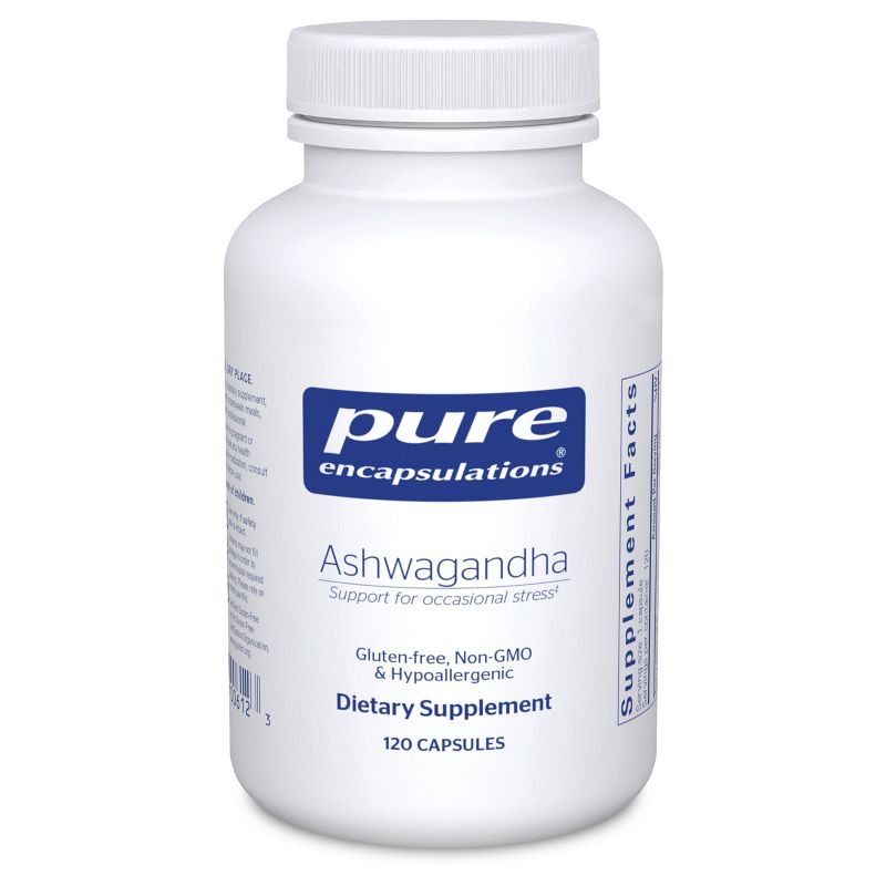 Pure Encapsulations Ashwagandha - Supplement for Thyroid Support, Joints, Adaptogens, Focus, and Memory, 1 of 10
