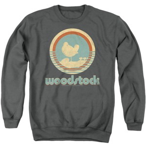 Men's Woodstock Bird Circle Crewneck Sweatshirt - 1 of 4