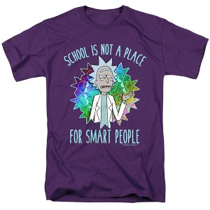 Rick And Morty School Adult T-Shirt - 1 of 4
