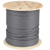 Monoprice Cat6 Ethernet Bulk Cable - Network Internet Cord - Solid, 550Mhz, STP, CMR, Pure Bare Copper Wire, 23AWG, No Logo, 1000ft, Gray - 3 of 4