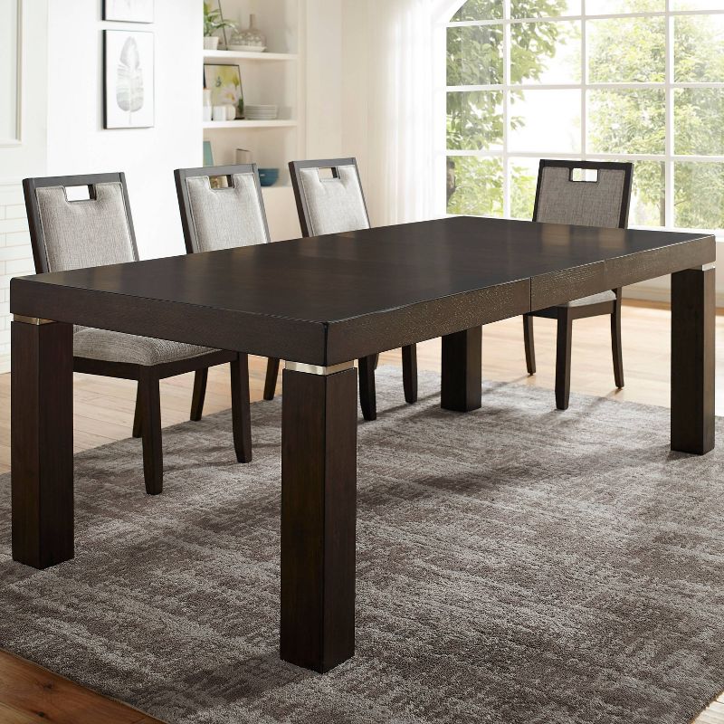 88&#34; Terraview Extendable Dining Table Dark Walnut - HOMES: Inside + Out, 5 of 7