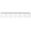 vidaXL Chicken Cage Light Grey Galvanized Steel Large Durable - 3 of 4