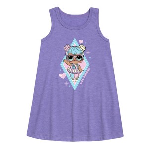 Girls' - LOL Surprise! - Bon Bon Doll Graphic Sleeveless Aline Dress - 1 of 3