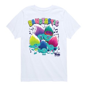 Boys' - Trolls - Bandtastic Branch and Brothers Short Sleeve Graphic T-Shirt - 1 of 4