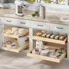 LOVMOR Pull Out Cabinet Organizer 10.5" W x 21" D, Soft Close Slide Out Drawer Storage for Kitchen, Pull-Out Organizer Storage for Base Cabinet - 2 of 4