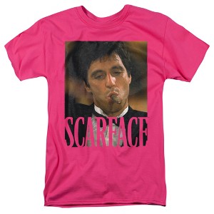 Scarface Smoking Cigar Adult T-Shirt - 1 of 4