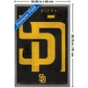 Trends International MLB San Diego Padres - Logo 25 Framed Wall Poster Prints - 3 of 4