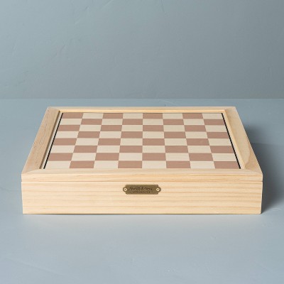 Chess & Checkers Combined Game Boards - Hearth & Hand™ with Magnolia
