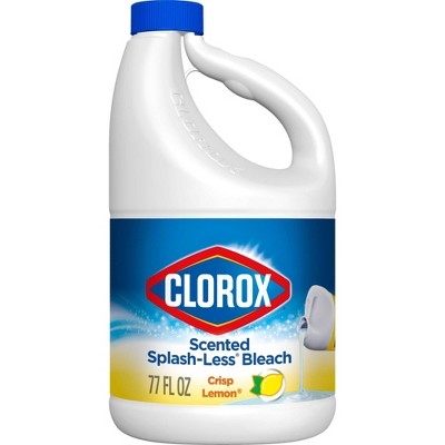 Clorox Splash-Less Liquid Bleach - Crisp Lemon - 77oz