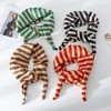 Anna-Kaci Striped Knit Scarf Lightweight Soft Stretch Fabric for Easy Styling 43.5×15 Inches - 3 of 3