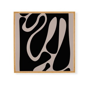 Deny Designs DreamPrintDesigns Organic Minimalist Framed Wall Art Bamboo - 1 of 3