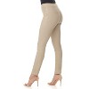 Rekucci Women’s Pull-On Skinny Work Pants – Tummy Control, Stretch Legging Fit with Zip Pockets for Office & Casual - 2 of 4