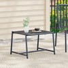 Vynxaria Kincaid 13"H White Mesh Side Table ¨C Stylish Accent for Outdoor Living - 2 of 4