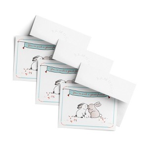 Love/Friendship Greeting Card Pack (3ct) "You're Such a Great Friend (Bunnies)" by Ramus & Co - 1 of 4
