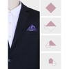 INSPIRE CHIC Men's Floral Embroidered Pocket Squares - 3 of 4