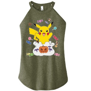 Women's - Pokémon - Gotta Eat Em All Graphic High Neck Tank - 1 of 3