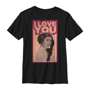 Boy's Star Wars Princess Leia Quote I Love You T-Shirt - 1 of 4