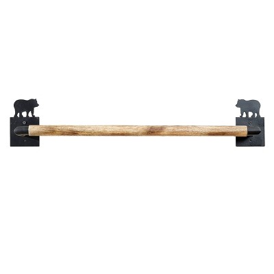 Park Designs Wild Woods Bear Towel Bar 24"