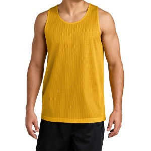 Mafoose Men's PosiCharge Reversible Mesh Moisture-Wicking Double-Layer Tank - 1 of 4