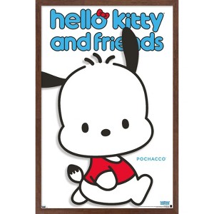 Trends International Hello Kitty and Friends: Hello - Pochacco Feature Series Framed Wall Poster Prints - 1 of 4