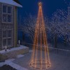 vidaXL Christmas Cone Tree Warm White 732 LEDs 63"x196.9" - 2 of 4