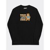 Men's – MyMoodTee Too Cute to Care Funny Graphic Long Sleeve T-Shirt – Cotton Classic Fit Casual Top - 2 of 4