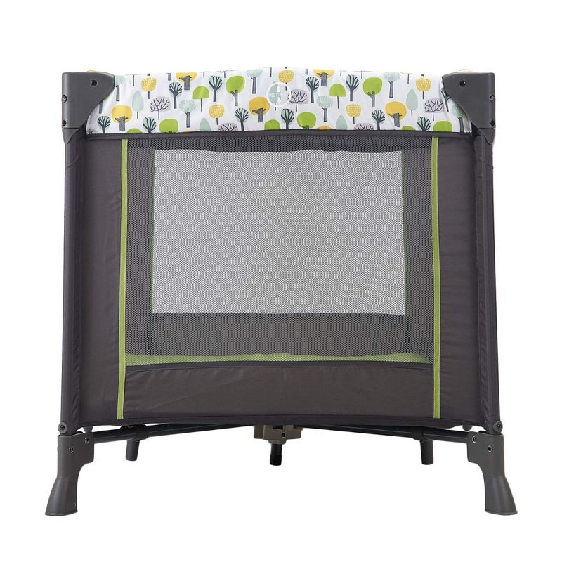 Pamo Babe Portable Nursery Center Foldable Bassinet Play Yard Crib Sleeper with Travel Cot, Changing Table Diaper Station, Mobile, & Carry Bag, Green, 4 of 9