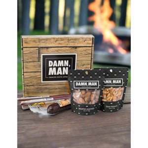 Nuts & Exotic Meats Gift Box – Wild Game Sausages & BBQ Nut Snacks - 1 of 3